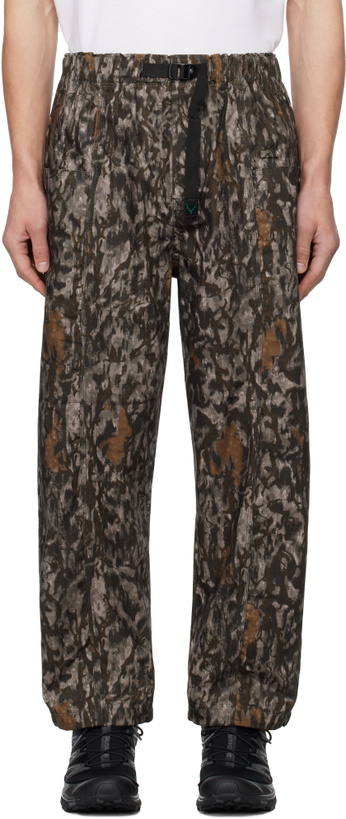 Photo: South2 West8 Brown Belted C.S. Trousers