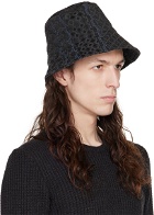 Engineered Garments Black Geo Bucket Hat