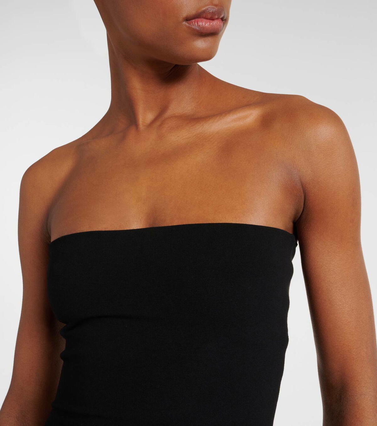 Leset Rio bandeau jersey midi dress