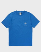 Parlez Areca Pocket T Shirt Blue - Mens - Shortsleeves