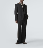 Wales Bonner Alto satin-trimmed virgin wool blazer