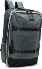 Master-Piece Co Grey & Navy Potential 3Way Backpack