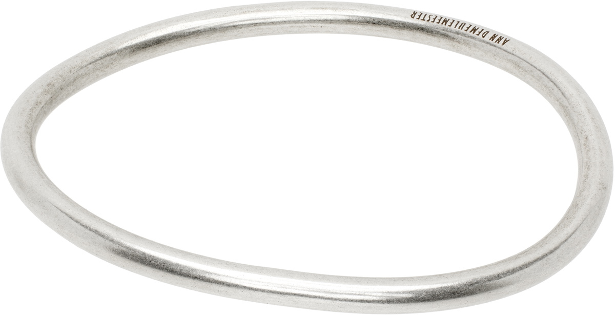 Ann Demeulemeester Silver Anouk Simple Bangle Bracelet