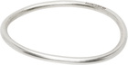 Ann Demeulemeester Silver Anouk Simple Bangle Bracelet