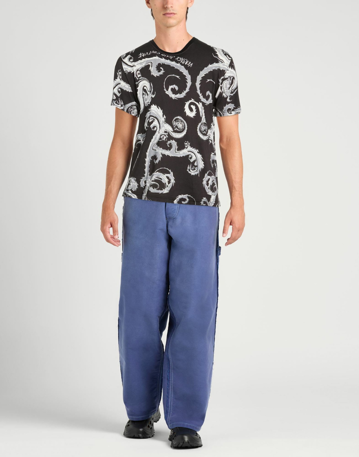 Versace Jeans Couture Mens T-shirt in Grey