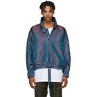 Fear of God Burgundy and Blue Iridescent Track Jacket