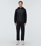 Moncler Down-paneled wool jacket