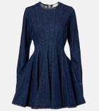 Sportmax Aereo denim minidress