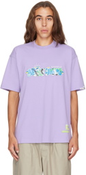 AAPE by A Bathing Ape Purple Embossed T-Shirt