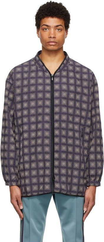 Photo: Needles Purple & Beige Piping Quilt Jacket