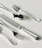 Christofle Perles silver-plated 5-piece cutlery set