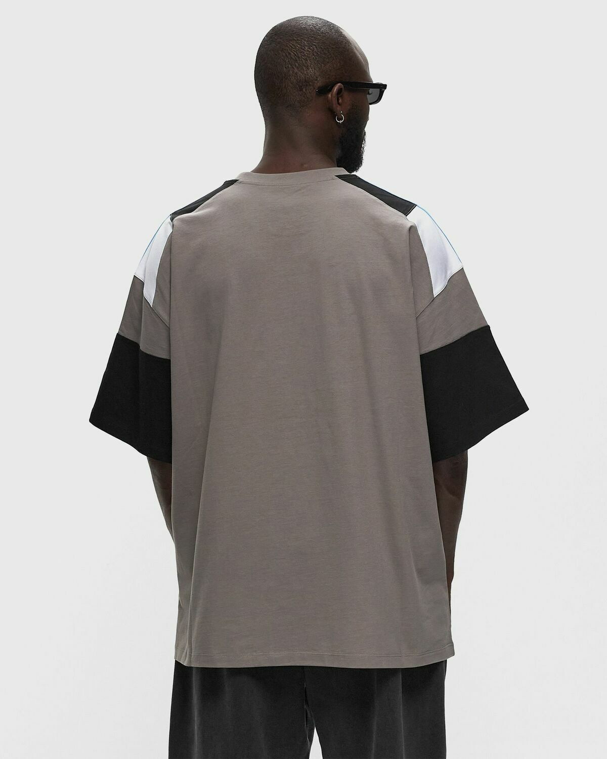 Martine Rose Oversized Panelled Tee Grey Shortsleeves