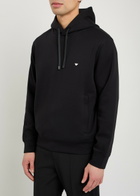 Emporio Armani Hooded Jersey Sweatshirt Black
