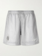 Acne Studios - Ronso Sport Straight-Leg Logo-Print Jersey Shorts - Gray