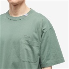 Instru(men-tal) by Mihara Men's Instrumental by Mihara Embroidered T-Shirt in Green