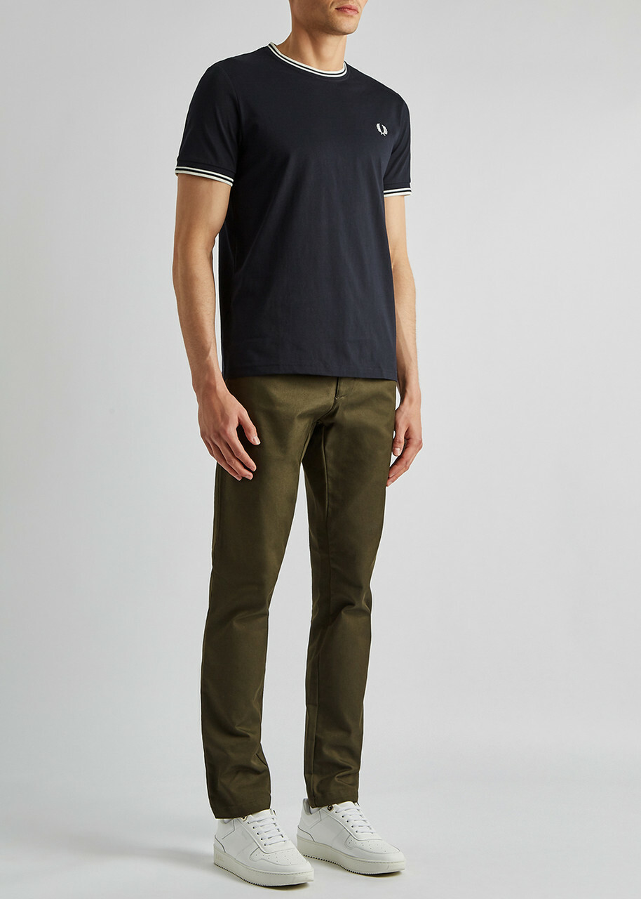 Fred Perry M1588 Navy Cotton T-shirt