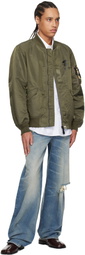 BAPE Green 1st Camo Bomber Jacket