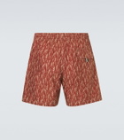 Canali Printed swim trunks