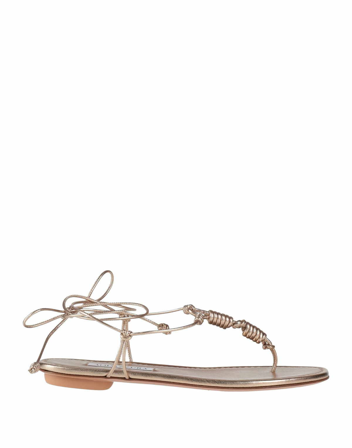 Aquazzura Womens Thong sandal Copper