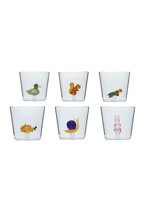 Photo: Ichendorf Milano Set of Six Animal Farm Tumblers