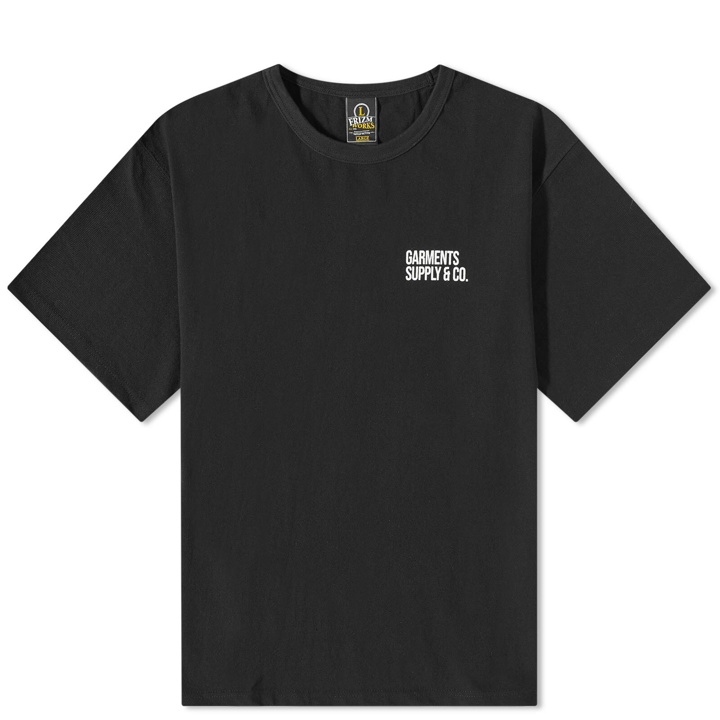 Photo: FrizmWORKS Men's Service Label T-Shirt in Black
