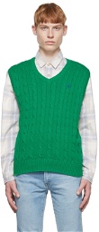 Polo Ralph Lauren Green Cotton Vest