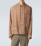 Saint Laurent Striped twill shirt
