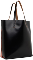 Marni Black & Orange North-South Tote