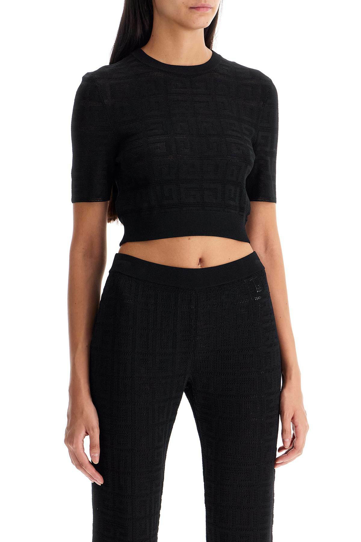 【送料&関税込】Givenchy Cropped Monogram Top GIVENCHY - CROPPED T-SHIRT - Eleonora Bonucci