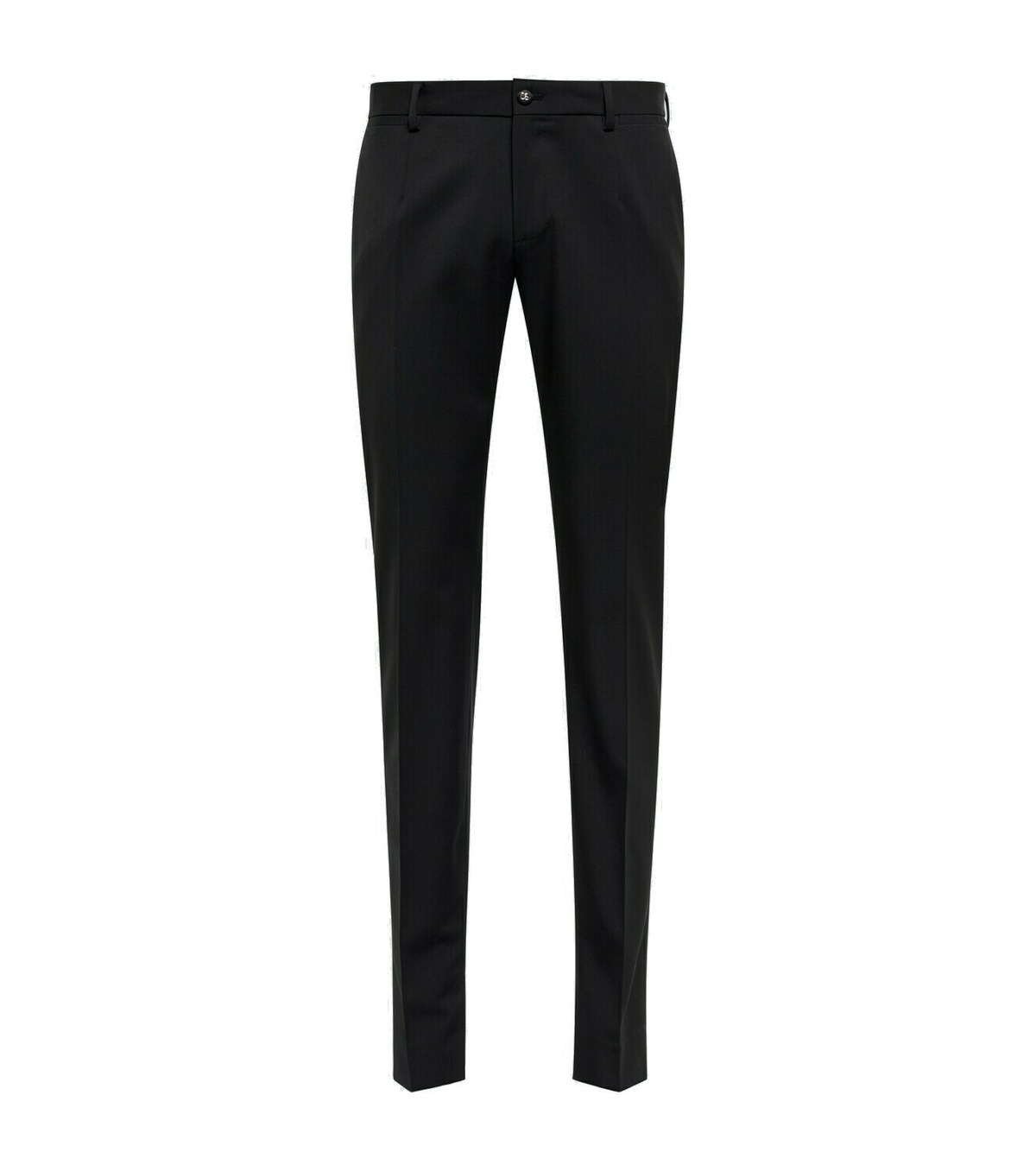 Dolce & Gabbana Blue Linen Cotton Slim Trousers Chinos Pants main image 1