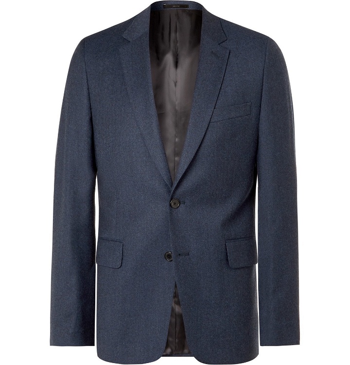 Photo: Paul Smith - Soho Slim-Fit Wool and Cashmere-Blend Suit Jacket - Blue