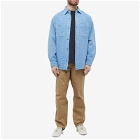 General Admission Men's Checket Twill Overshirt in Blue