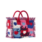 MC2 Saint Barth Colette Handbag With Crochet Heart Patches