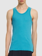 AURALEE Organic Cotton Rib Tank Top