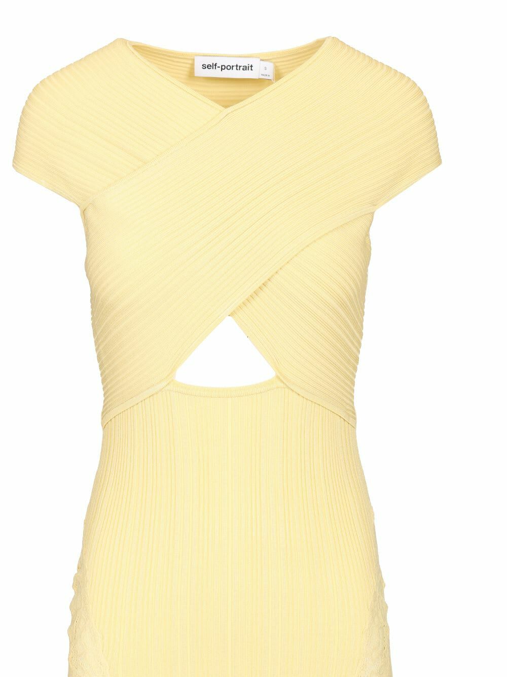 self-portrait Ribbed Knit Dress Self-Portrait self-portrait Ribbed Knit Dress Self-Portrait