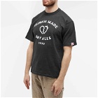 Human Made Men's Military Logo T-Shirt in Black