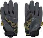 BAPE Khaki Mechanix Edition 1st Camo Gloves