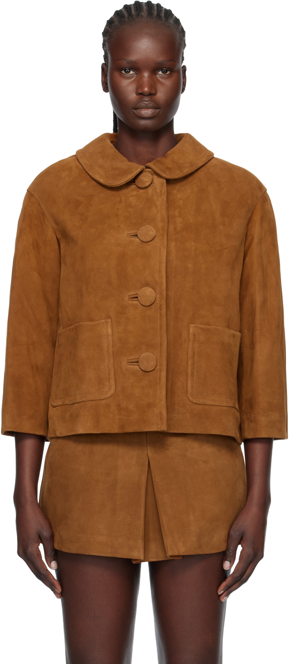 Marc Jacobs Tan Doll Suede Jacket