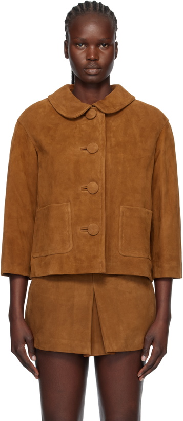 Photo: Marc Jacobs Tan Doll Suede Jacket