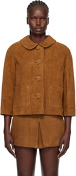 Marc Jacobs Tan Doll Suede Jacket