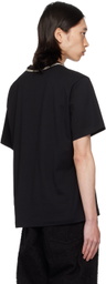 Craig Green Black Flatlock Lace T-Shirt