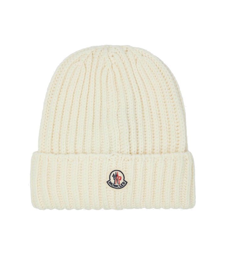 Photo: Moncler - Ribbed-knit virgin wool beanie