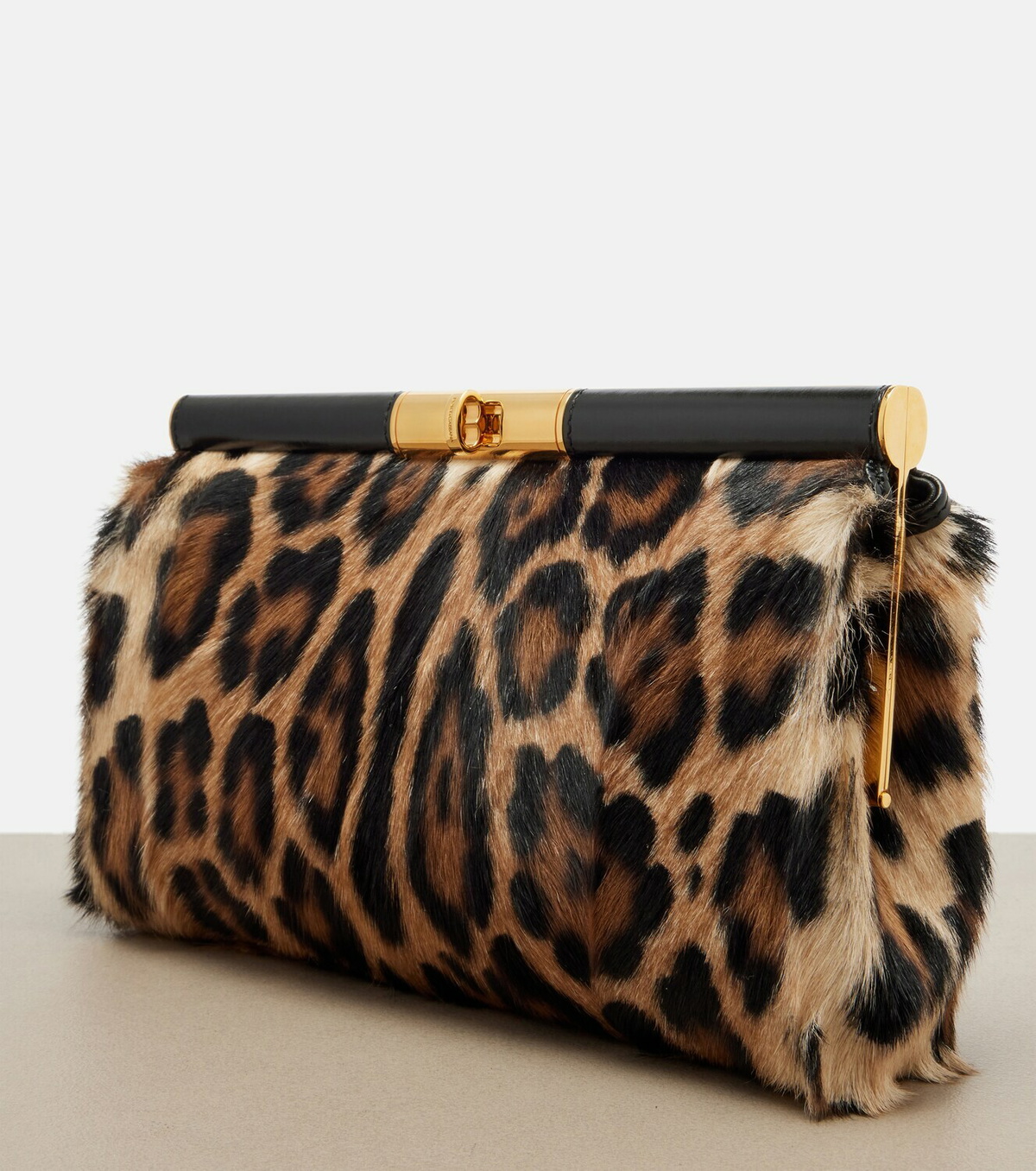 Dolce&Gabbana Marlene Large calf hair shoulder bag