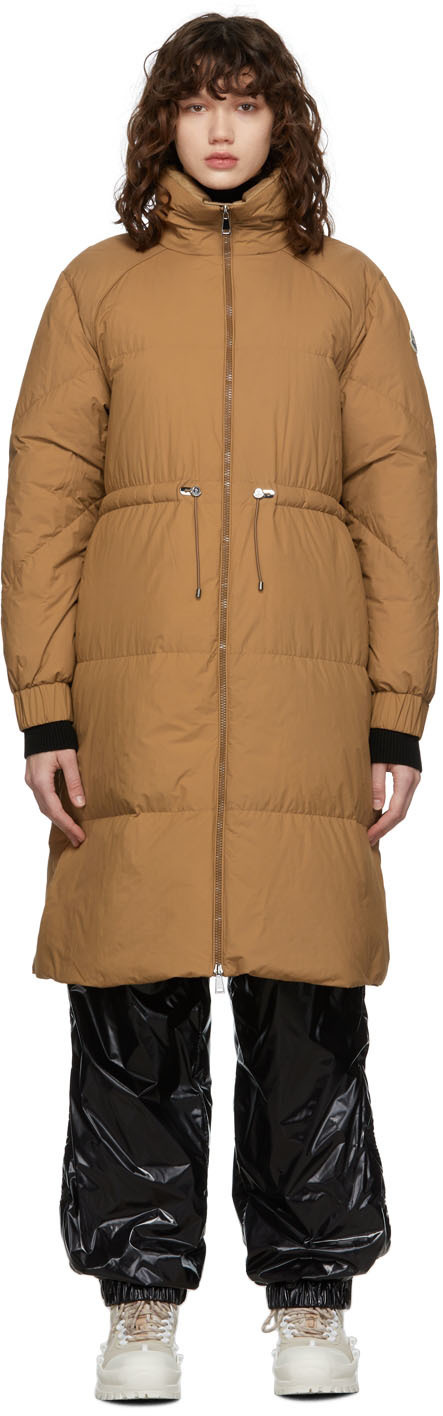 Moncler Tan Down Citronnier Coat Moncler