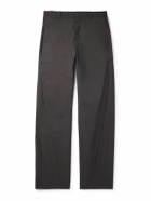 The Row - Mista Straight-Leg Virgin Wool and Mohair-Blend Trousers - Brown