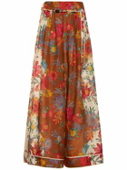 ZIMMERMANN - Ginger Floral Relaxed Fit Silk Pants