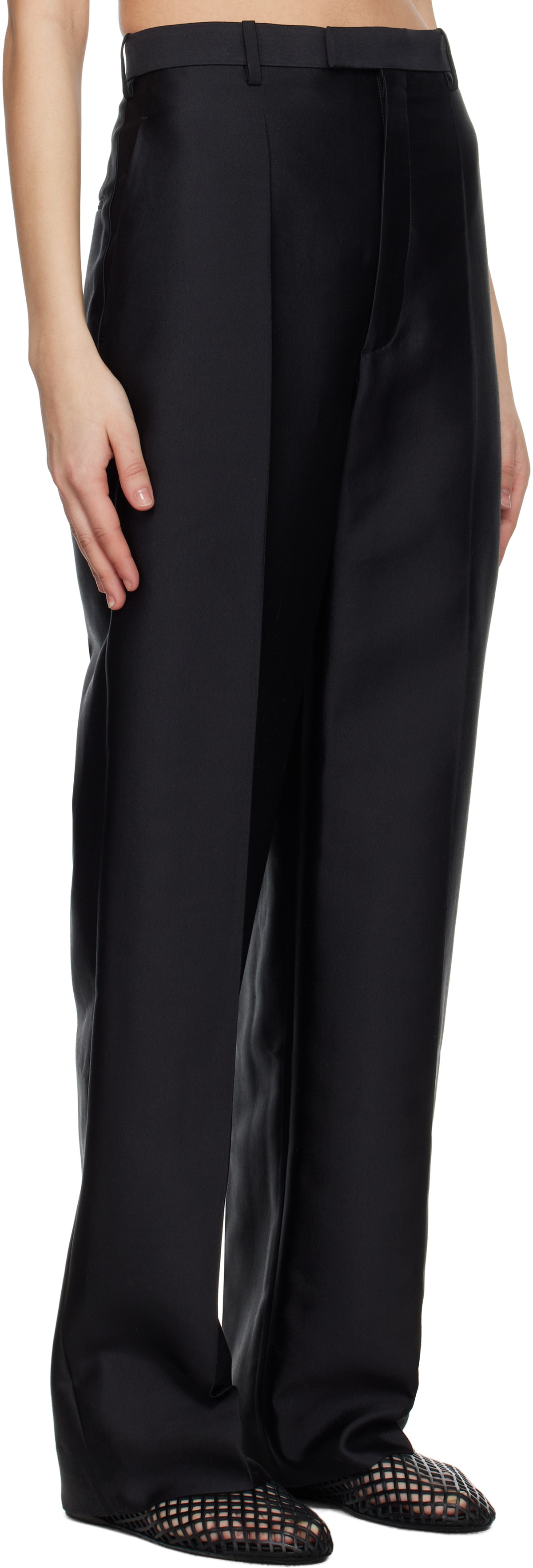 Carven Black Straight Trousers