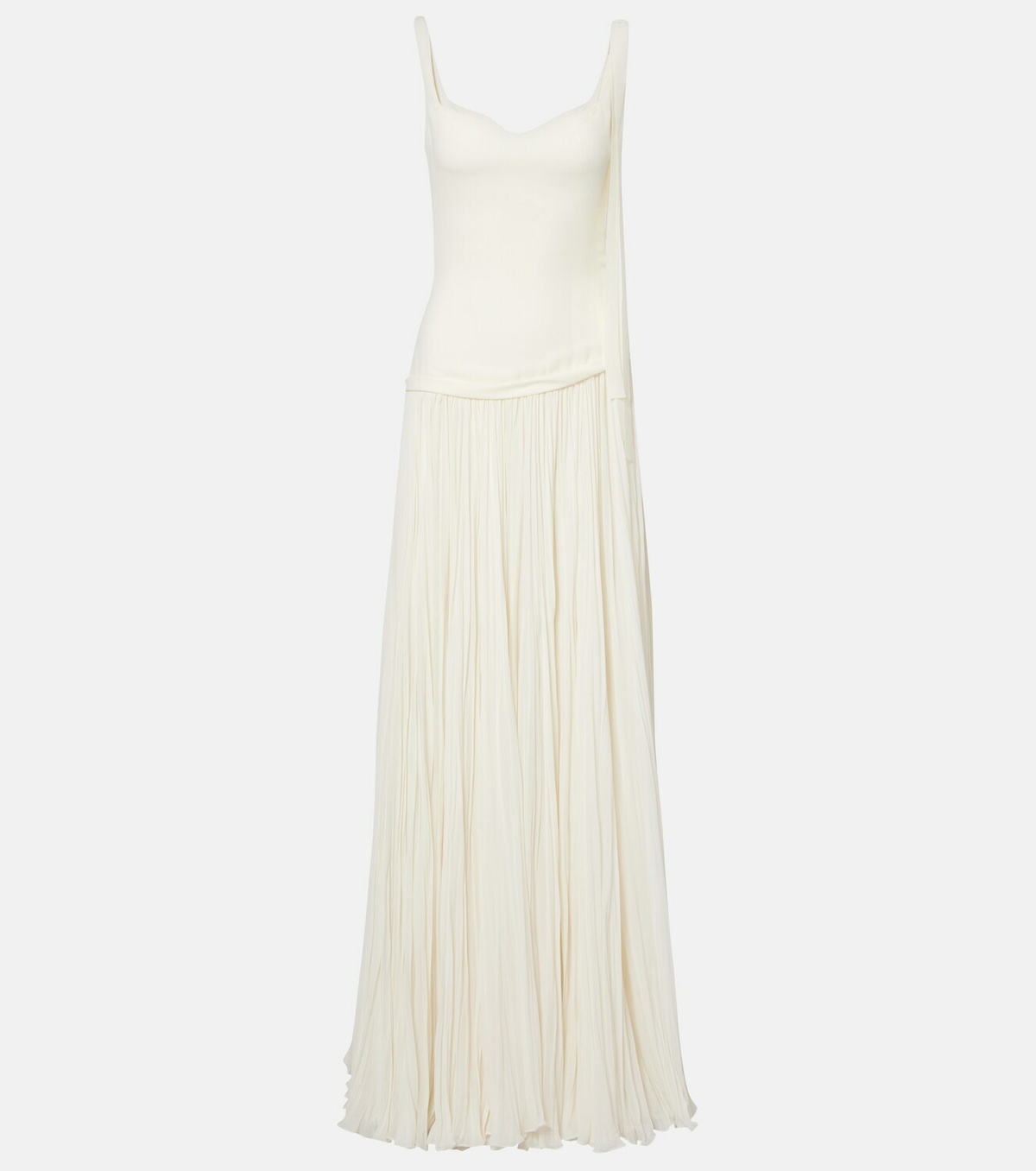 Marmar Halim Ana crêpe and chiffon gown