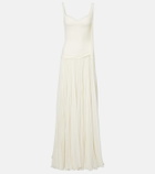 Marmar Halim Ana crêpe and chiffon gown