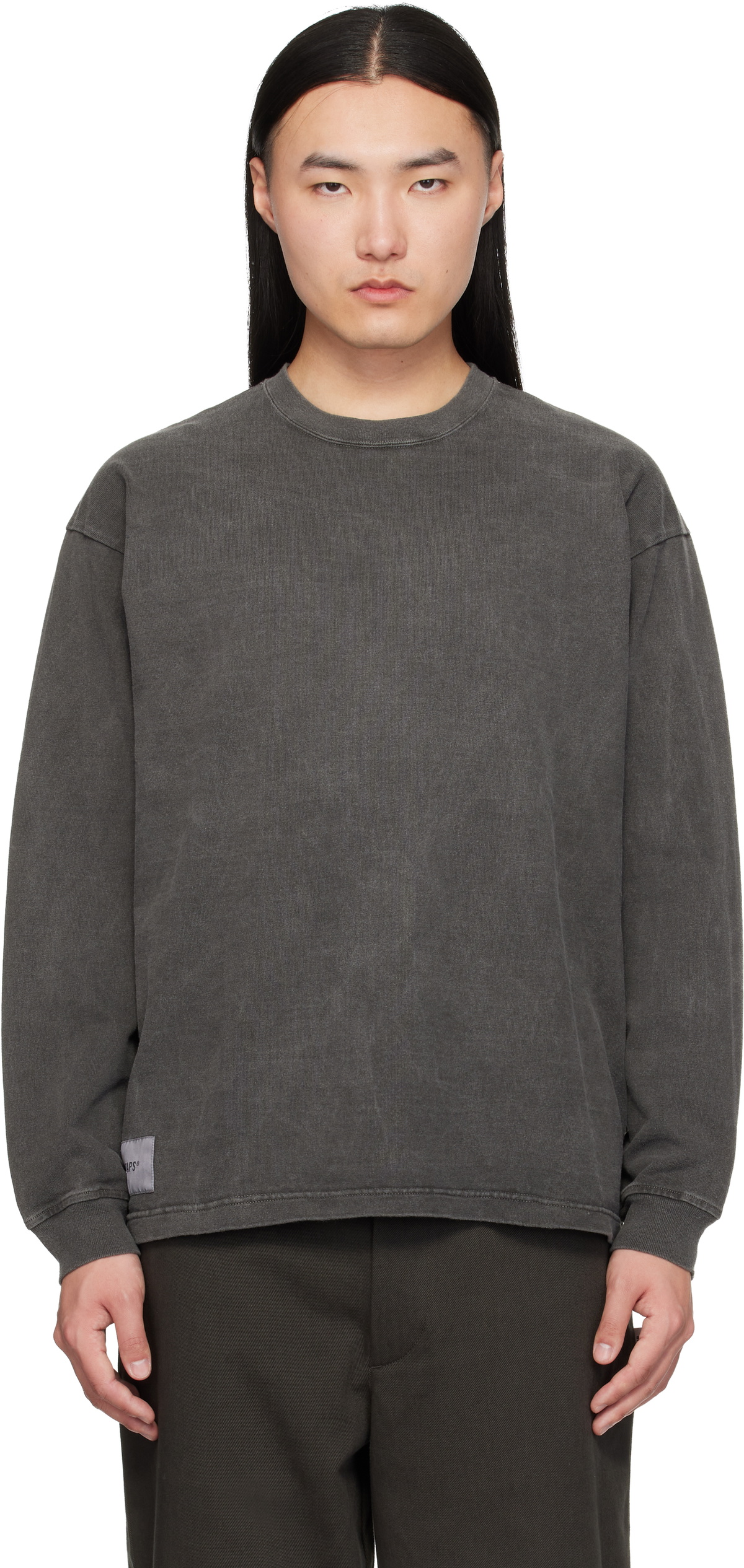 WTAPS - Logo-Detailed Waffle-Knit T-Shirt - Gray WTAPS